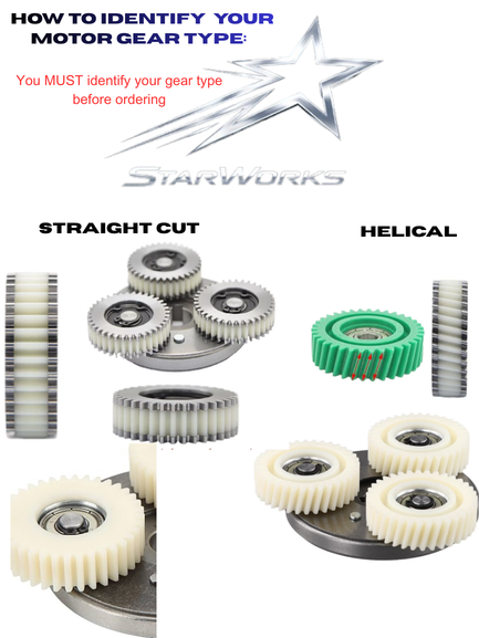 Ridstar Motor Gear Repair Kit